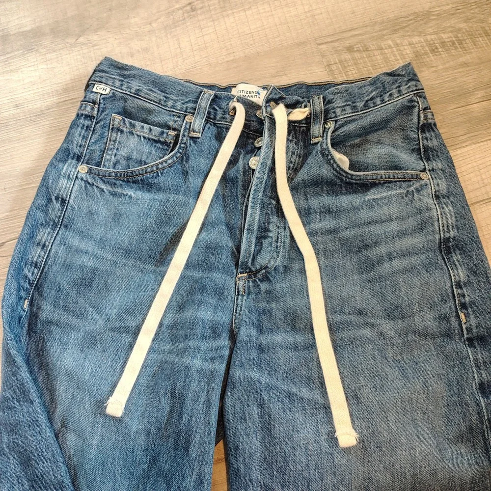 Citizens of Humanity Horseshoe Jeans Blue Wide Leg 2069B-1138 Size 26 - Picture 3 of 11